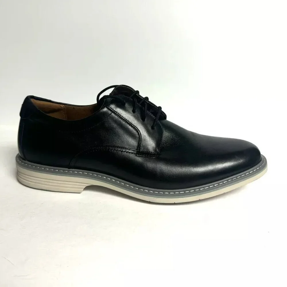 Nunn Bush Mens Norwalk Plain Toe Oxford Black Size 14 M